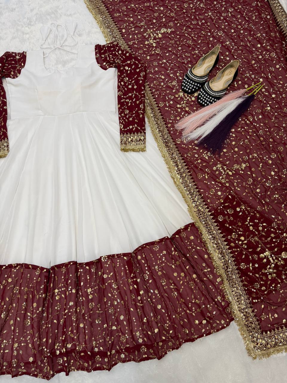 The Sovereign Pearl and Wine Suit